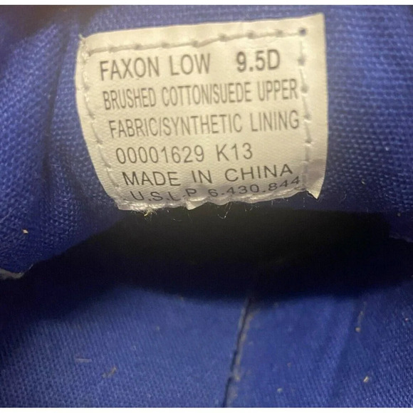 Polo Ralph Lauren Shoes Faxon Low Top Sneakers Canvas - Men’s 9.5 D - Khaki - Picture 7 of 8